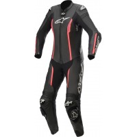 Мотокомбинезон женский Alpinestar Kira 2PC черный/красный/флуо Мотокомбинезон женский Alpinestar Kira 2PC черный/красный/флуо