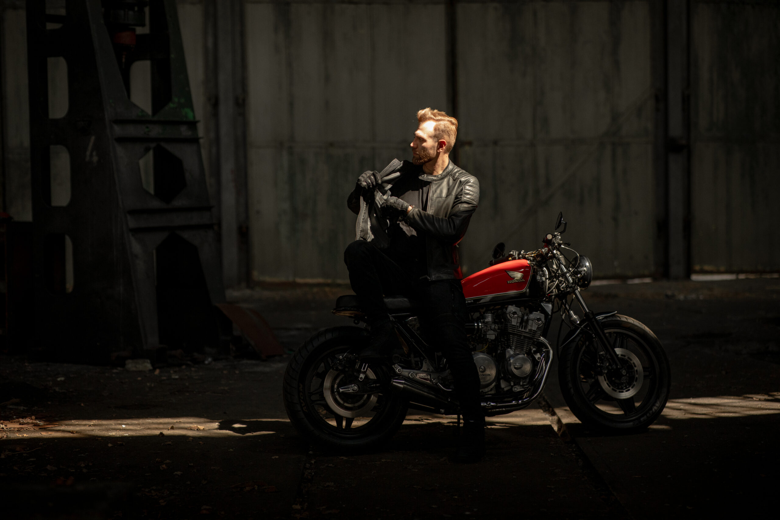 Мотокуртка кожаная Seca Wanted II черный