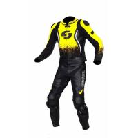 Мотокомбинезон Tschul 535 черный/красный/флуо Мотокомбинезон Tschul 535 черный/красный/флуо