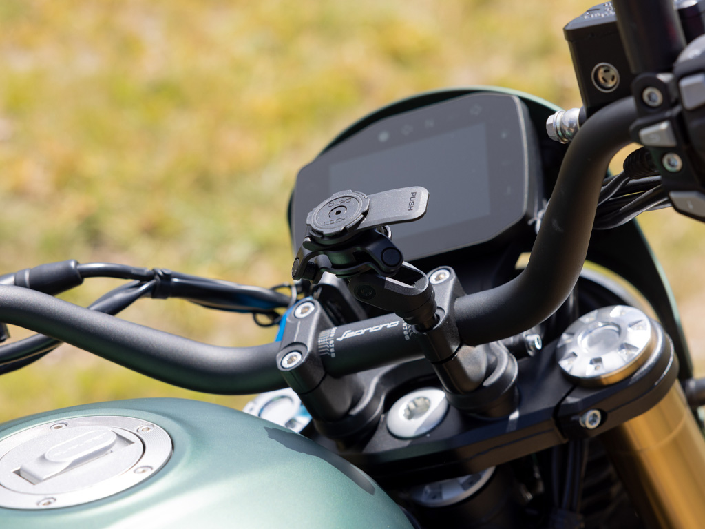 Крепление в траверсу мотоцикла ПРО Quad Lock® Motorcycle Handlebar Clamp Mount PRO