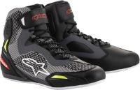 Мотоботы Alpinestars Faster 3 Rideknit черный/красный/флуо/серый/желтый Мотоботы Alpinestars Faster 3 Rideknit черный/красный/флуо/серый/желтый