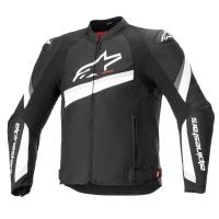 Мотокуртка кожаная Alpinestars GP Plus черный белый Мотокуртка кожаная Alpinestars GP Plus черный белый