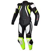 Мотокомбинезон женский Tschul 546 черный/белый/флуо Мотокомбинезон женский Tschul 546 черный/белый/флуо